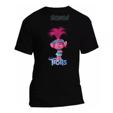 Playera Poppy Trolls Todas Las Tallas