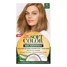 Kit Tintura Wella Professionals Soft Color Tinte De Cabello Tono 83 Rubio Claro Dorado Para Cabello