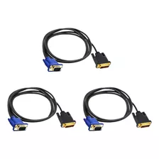 1.5m Dvi-i 24 + 1 De Doble Enlace Macho A Vga Cable Cable