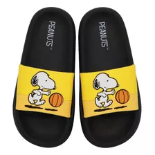 Sandalias Slide Snoopy Peanuts Para Niño