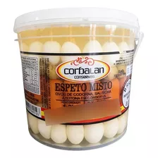 Balde Ovo Codorna De 1,3 Kg Misto Com Azeitonas + Salsicha