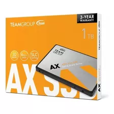 Disco Sólido Ssd Interno 1tb Teamgroup Ax2 - Sata Iii Laptop Color Naranja