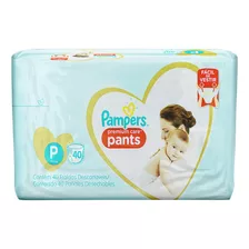 Fralda Descartável Infantil Pants Pampers Premium Care P Pacote 40 Unidades