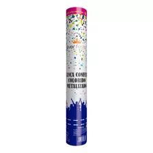 Lança Confete Colorido Metalizado 30cm Picado 01 Unidade