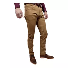 Pantalón De Jean Estilizado Semi-chupin Premium Hombre 