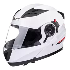 Capacete Para Moto Escamoteável Texx Gladiator V3 Branco Tamanho P 