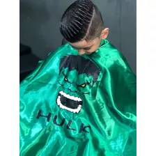 Capa De Corte Infantil Super Heroisotima Qualidade Cor Verde Hulk