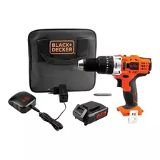 Rotomartillo Inalámbrico Black+decker Hp14-b3 14.4 V Color Naranja