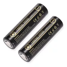 2 Baterias 18650 Liitokala Carga Max 3500mah Pro No Brasil 