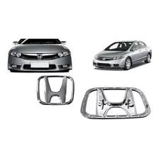 Emblema Honda Grade Radiador New Civic New Fit 08 2009 2011