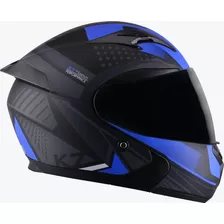 Casco Edge Abatible Pilot K-7 Rojo Certificado Dot Color Azul Tamaño Del Casco Xl