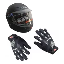 Cascos Alternativos + Guantes De Motos