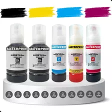 Kit 5 Refil Tinta Compatível Epson T504 T544 L3150 L3250