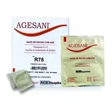 Gaze De Rayon Com Age Agesani R75 7,5cmx7,5cm - Caixa Com 24