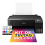 Impressora Epson Ecotank L1250 Tanque De Tinta Wi-fi Usb Preto Bivolt
