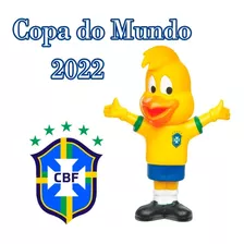 Boneco Mascote Oficial Do Brasil 20cm Produto Ofc Licenciado