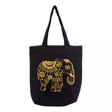 Bolsa Elefante Indiano Ecobag Sacola Ecológica Tecido