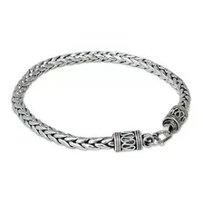 Novela Hombres Pulsera De Cadena De Plata De Ley 925 Hecho A