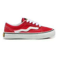 Tênis Mad Rats Old School - Infantil Vermelho