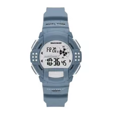 Skechers - Reloj Digital Sr2119 Para Hombre Color De La Correa Azul Color Del Bisel Azul Color Del Fondo Gris