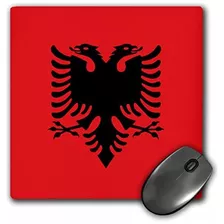 Alfombrilla De Ratón Bandera De Albania - Águila De D...