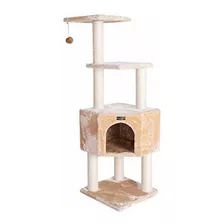 Armarkat Classic Cat Tree Beige - 14 D X 18 W X 48 H.