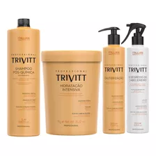 Kit Trivitt Shampoo Hidratação Segredo E Cauterização Trivit