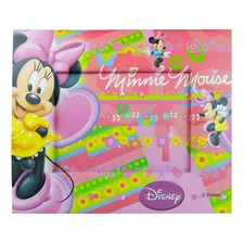 Porta Retrato Infantil Minnie 10x15 Cartonado Disney Cor Rosa