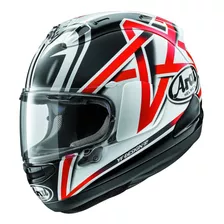 Casco De Moto, Marca Arai, Color Rojo, Talla L