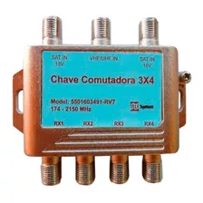 Chave Comutadora 3x4 Amplificada