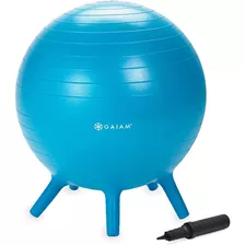 Silla De Pelota De Ejercicio 52cm + Bomba De Aire - Azul 