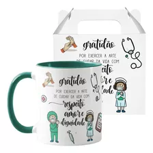 Caneca Personalizada Profissional Da Saúde Enfermagem