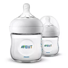 Set 2 Mamaderas Biberon Philips Avent 125 Ml Natural