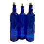 Primera imagen para búsqueda de botella azul vidrio
