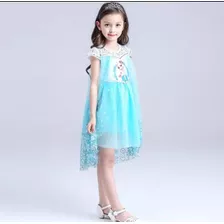 Vestido Para Niña Elsa. Envío Gratis