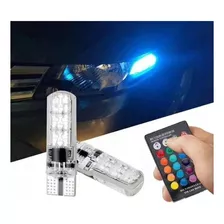 Cocuyos Luz Led Rgb T10 Multicolor Para Carros Y Motos