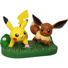 Figure Pokemon - Last Kuji Pikachu & Eevee - Pokemon Center 