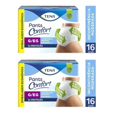 Fralda Geriátrica/adulto Tena Pants 2pct Tamanho G/xg 16un