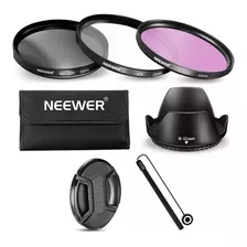 Caja Neewer Filtro Cpl/uv/fld/parasol Goma/petalo/tapa 52mm 