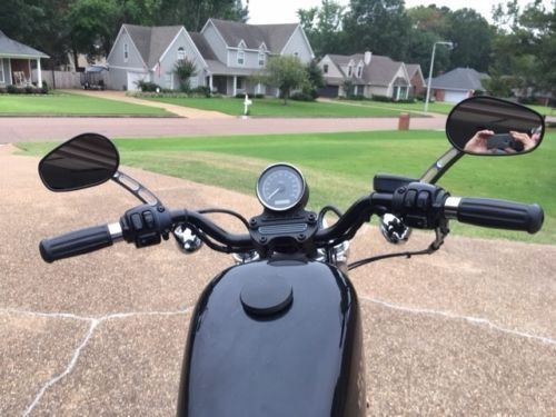 10mm Espejo Retrovisor Motocicleta Para Harley Davidson Foto 3