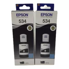 Kit 2 Tintas Epson 534 Preto M1100 M1120 M1180 M2140 M2170