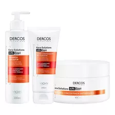  Kit Vichy Dercos Kera-solutions -sh300ml+cond200ml+másc200ml