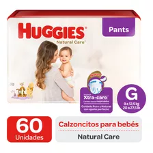 Pants Huggies Natural Care 48 A 72 Un Todas Las Tallas