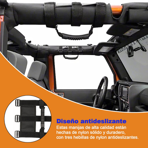 Par De Agarraderas Para Roll Bar Jeep Wrangler Accesorios Foto 4