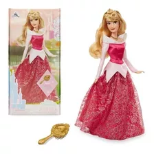 Aurora Muñeca Disney Store Princesa Con Cepillo Caja Colecci