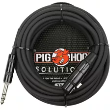 Pig Hog Cable P Instrumento Xlr Hembra A Plug 6.3