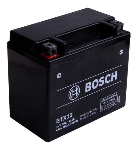 Bateria Moto Bosch Btx12 = Ytx12-bs Gel 