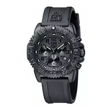 Reloj Luminox Navy Seal Blackout Xs.3081.bo.f Color De La Correa Negro Color Del Bisel Negro Color Del Fondo Negro