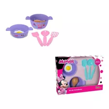 Brinquedo Cozinha Infantil Kit Comidinhas Da Minnie Mielle