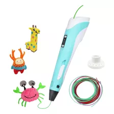 Pluma 3d Kit Bolígrafo Impresora Regalo Para Niños 3m 3color